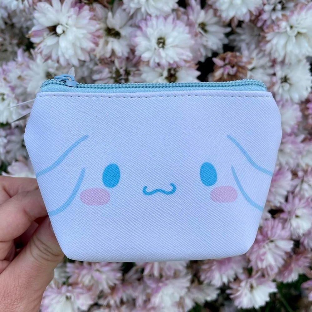 Sanrio Cinnamoroll white small pouch with zipper